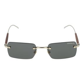 Gafas de sol Montblanc MB0453S ONE SHOT Dorados Rectangular - 2